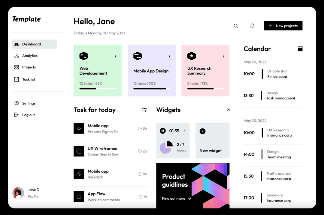 Шаблоны Webflow